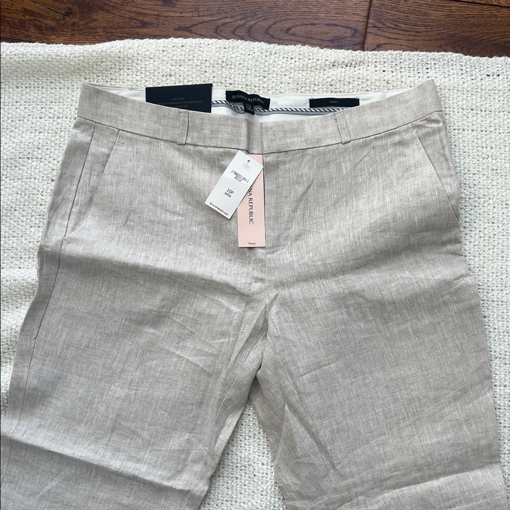 NWT Banana Republic Avery Beige Pants - Picture 3 of 7